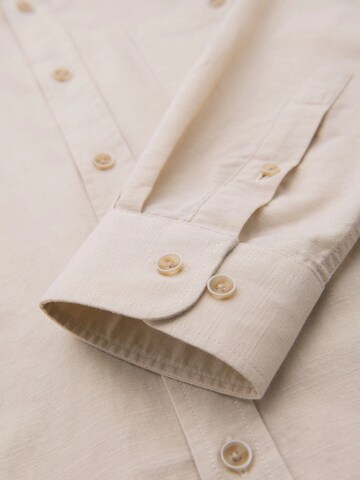 Ombre Regular fit Overhemd in Beige