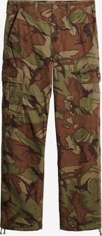 Pantalon cargo Superdry en vert : devant