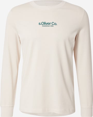 s.Oliver Shirt in Beige: front