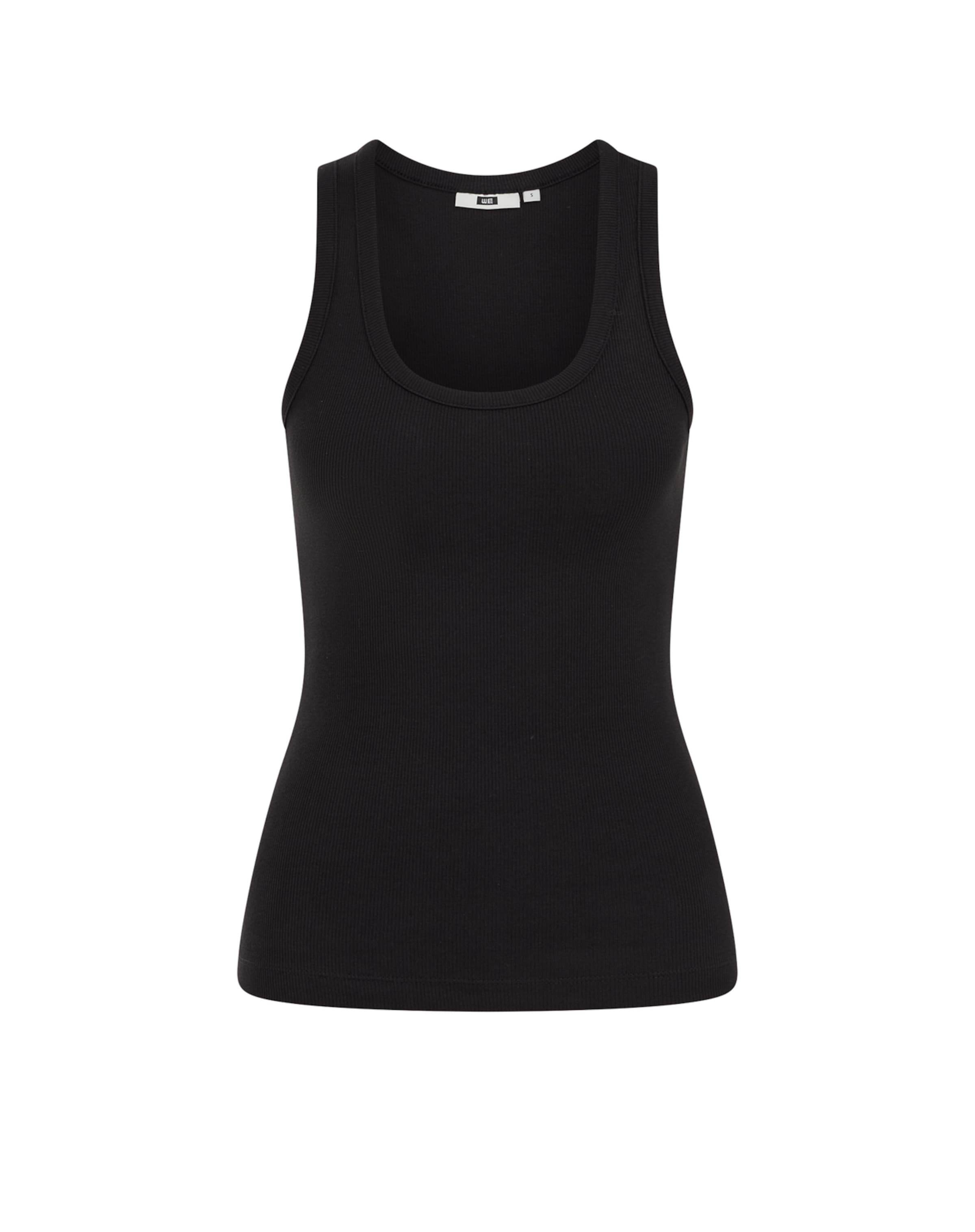 WE Fashion - Top en negro: frente