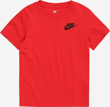 T-Shirt Nike Sportswear en rouge : devant