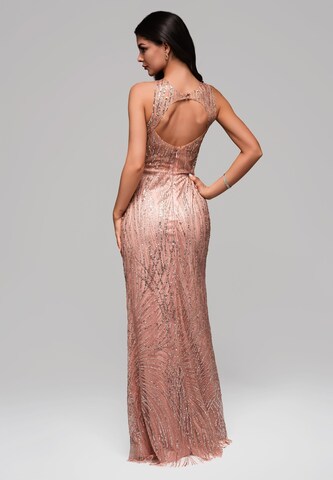 Ombre Evening dress in Pink