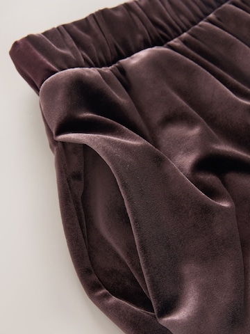 Next - Pierna ancha Pantalón en marrón