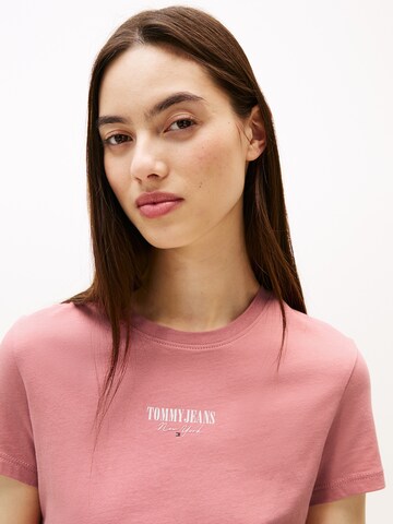 Tommy Jeans Футболка 'ESSENTIAL' в Ярко-розовый