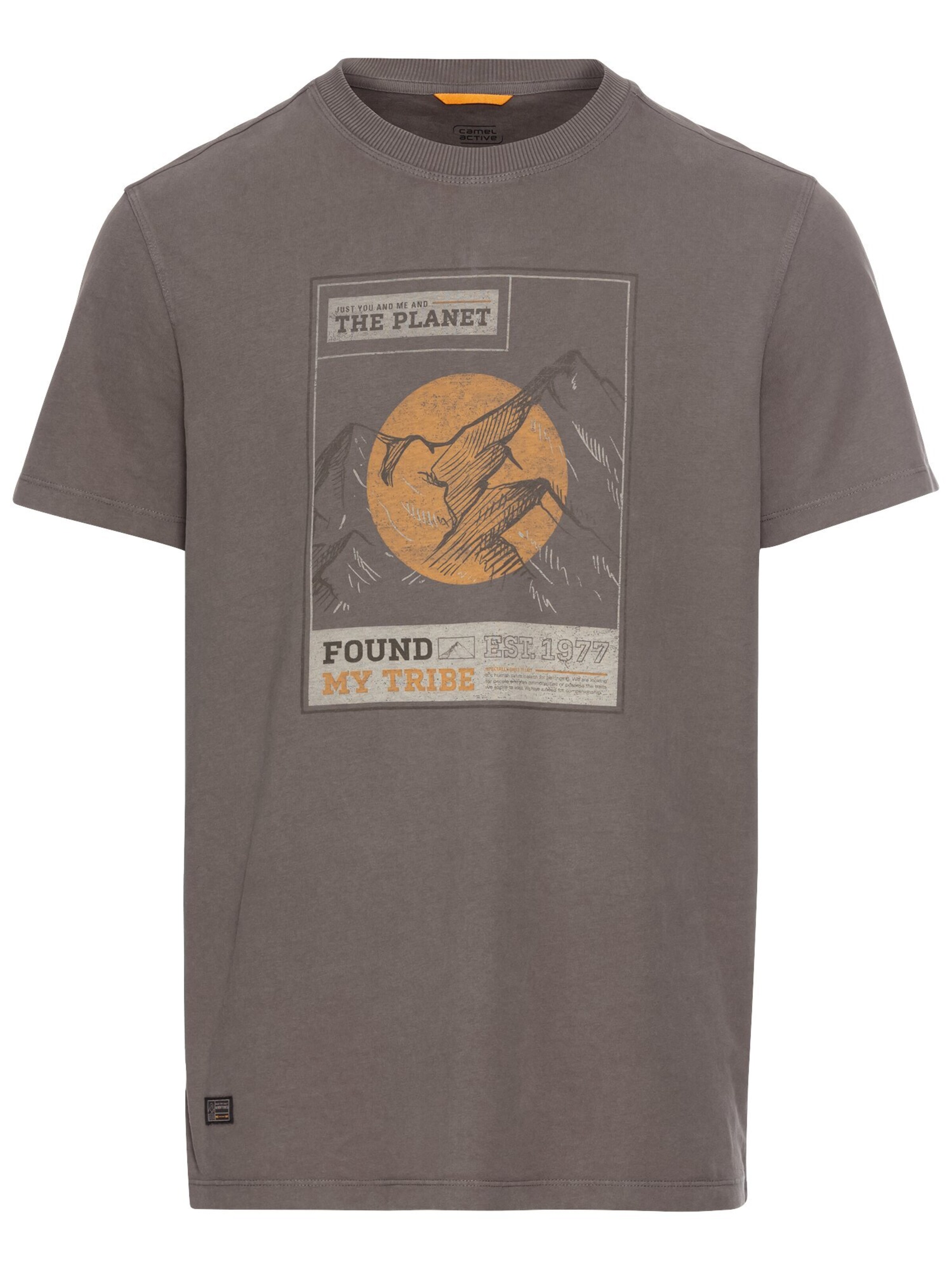 CAMEL ACTIVE T-Shirt in Grau: Vorderseite