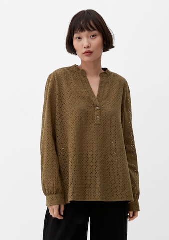 s.Oliver Blouse in Groen: voorkant