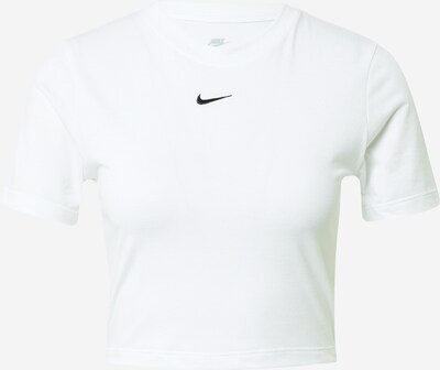 Tricou 'Essential' Nike Sportswear pe negru / alb, Vizualizare produs