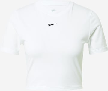 Nike Sportswear Shirt 'Essential' in Wit: voorkant