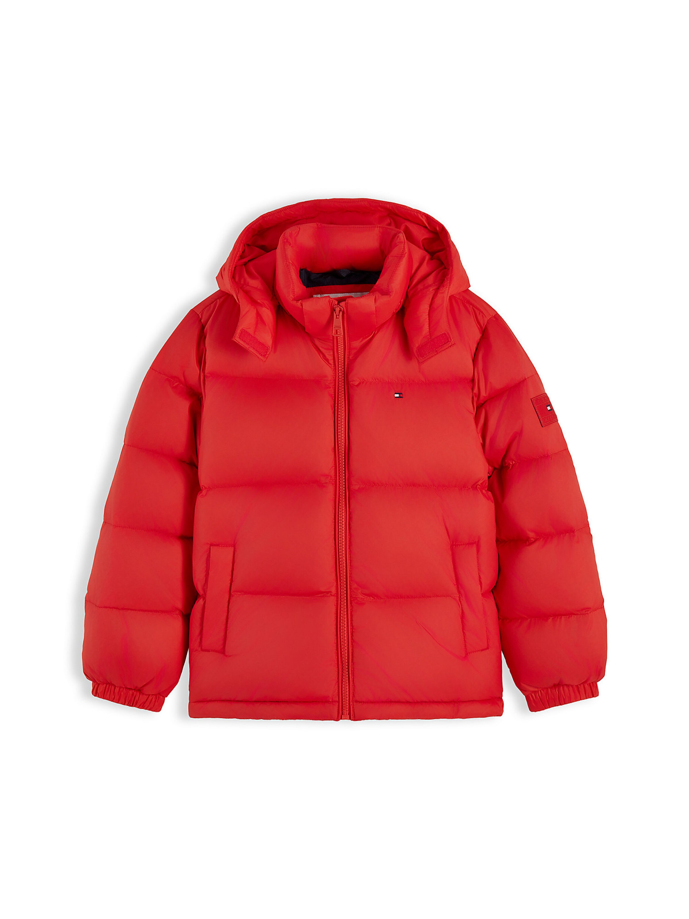 TOMMY HILFIGER Winterjas 'Essential' in Rood: voorkant