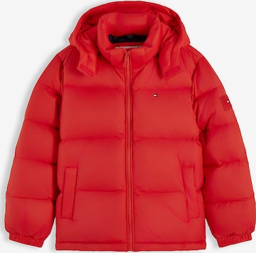 TOMMY HILFIGER Winterjas 'Essential' in Rood: voorkant