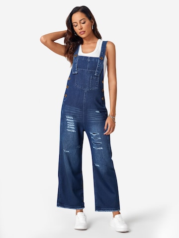 mėlyna Imily Bela Laisvas Džinsinis kombinezonas: priekis