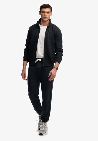 Superdry & Co Tapered Pants 'Essential' in Black