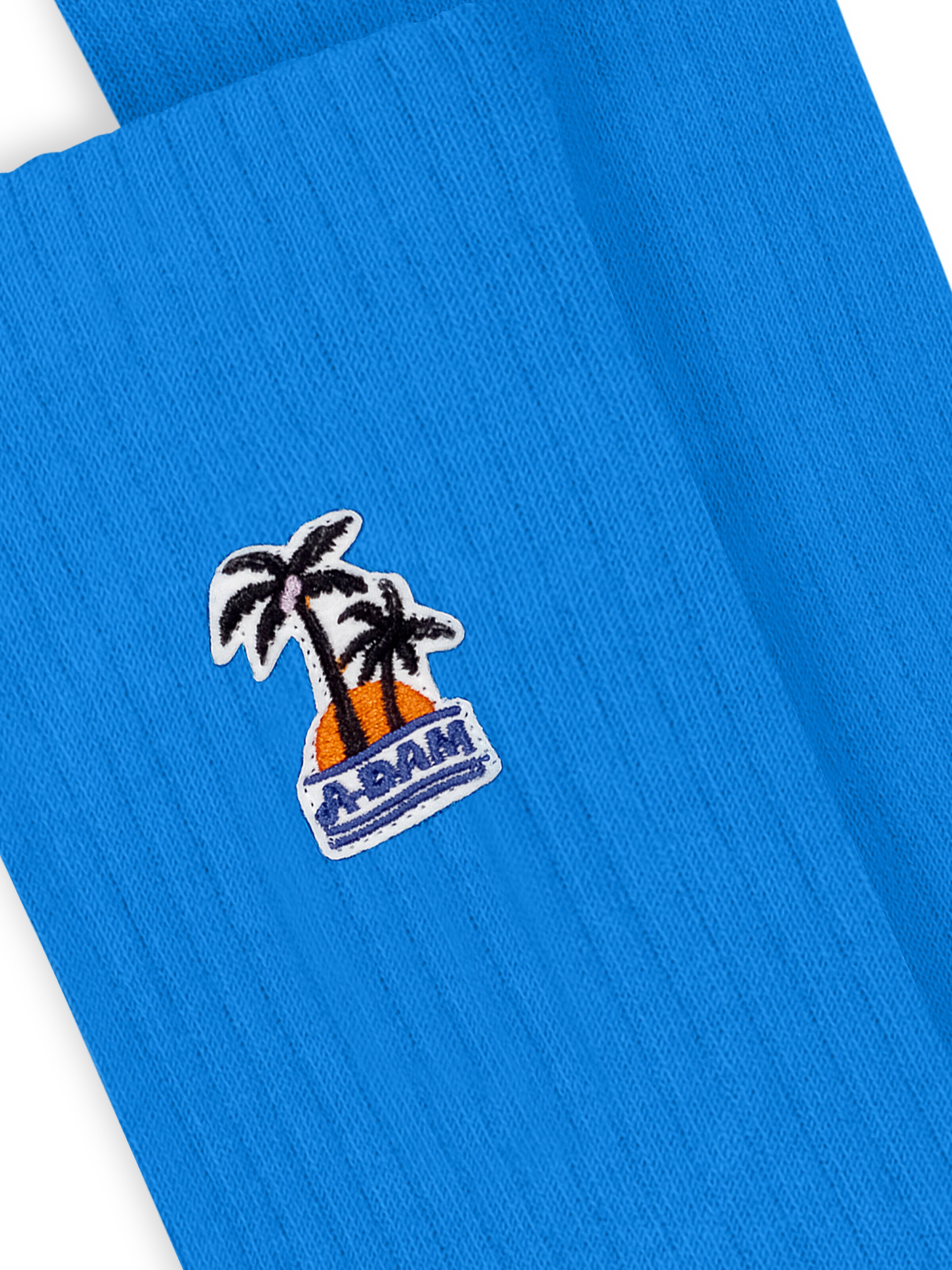 A-dam Socken 'Palm Tree Patch' in Blau