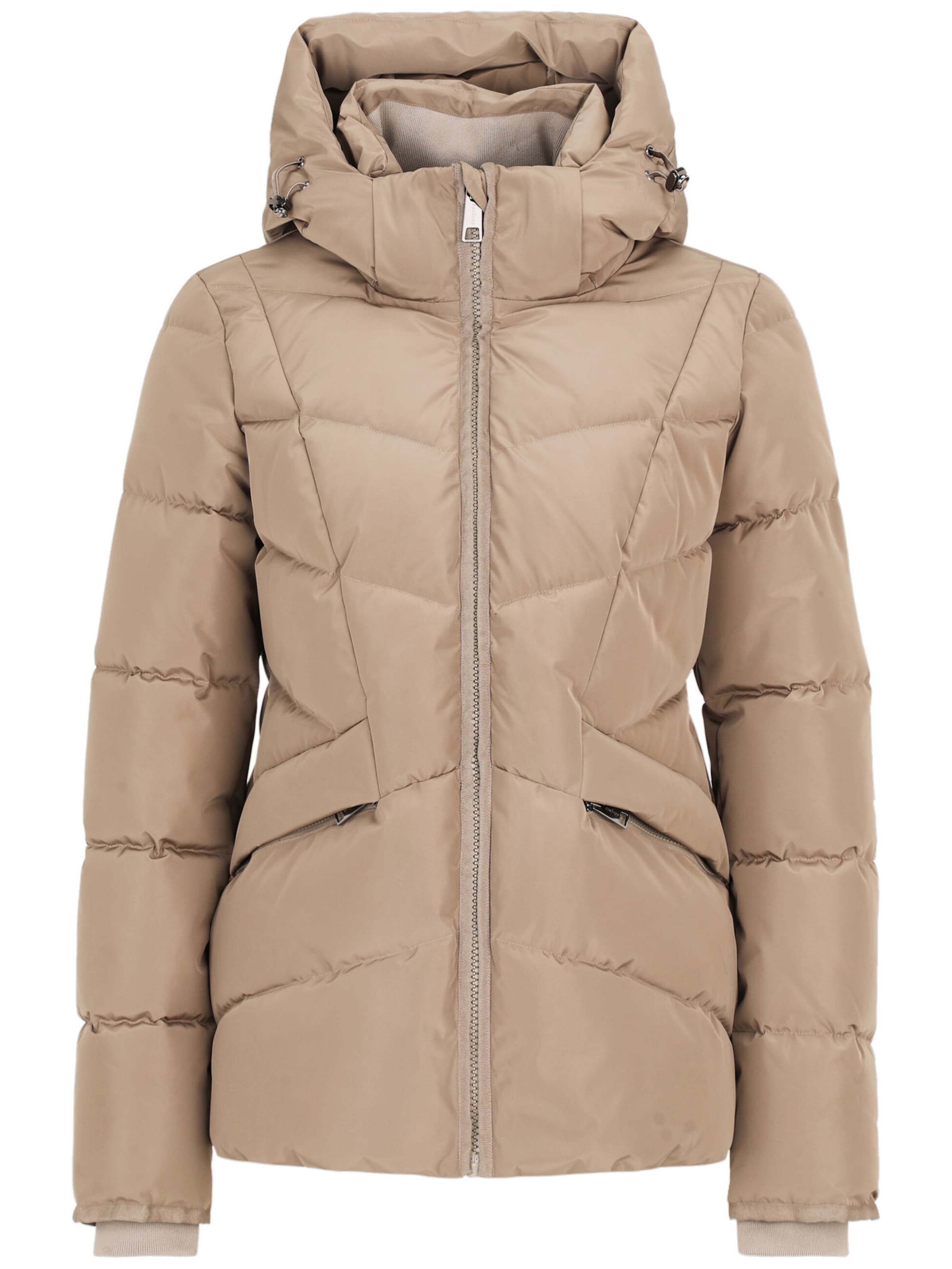 Covered Winterjas 'ANNA 2' in Grijs: voorkant