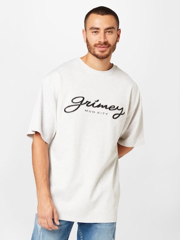Grimey T-Shirt 'DUST STORM' in Grau: predná strana