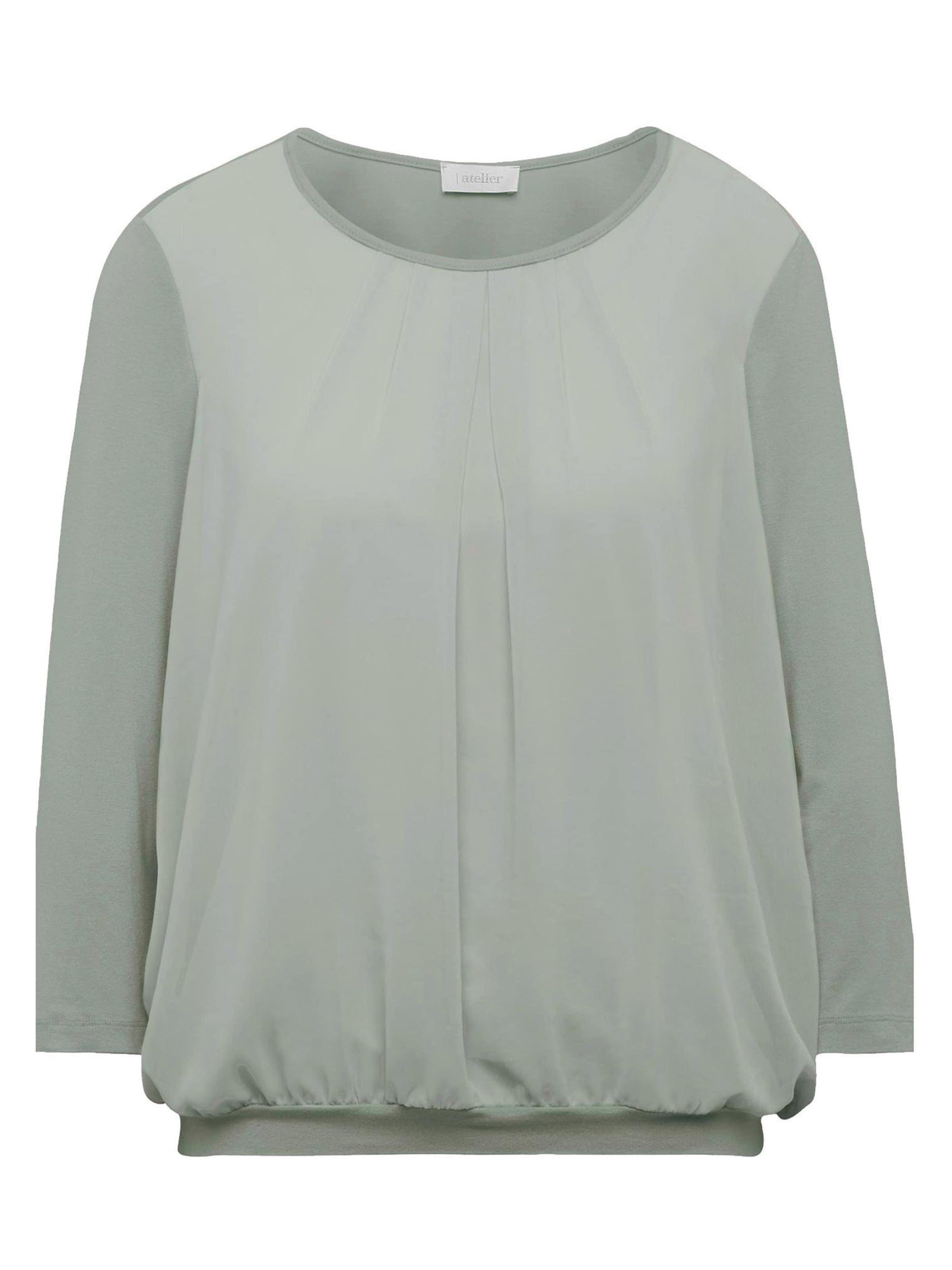 Goldner Bluse in Grün: Vorderseite