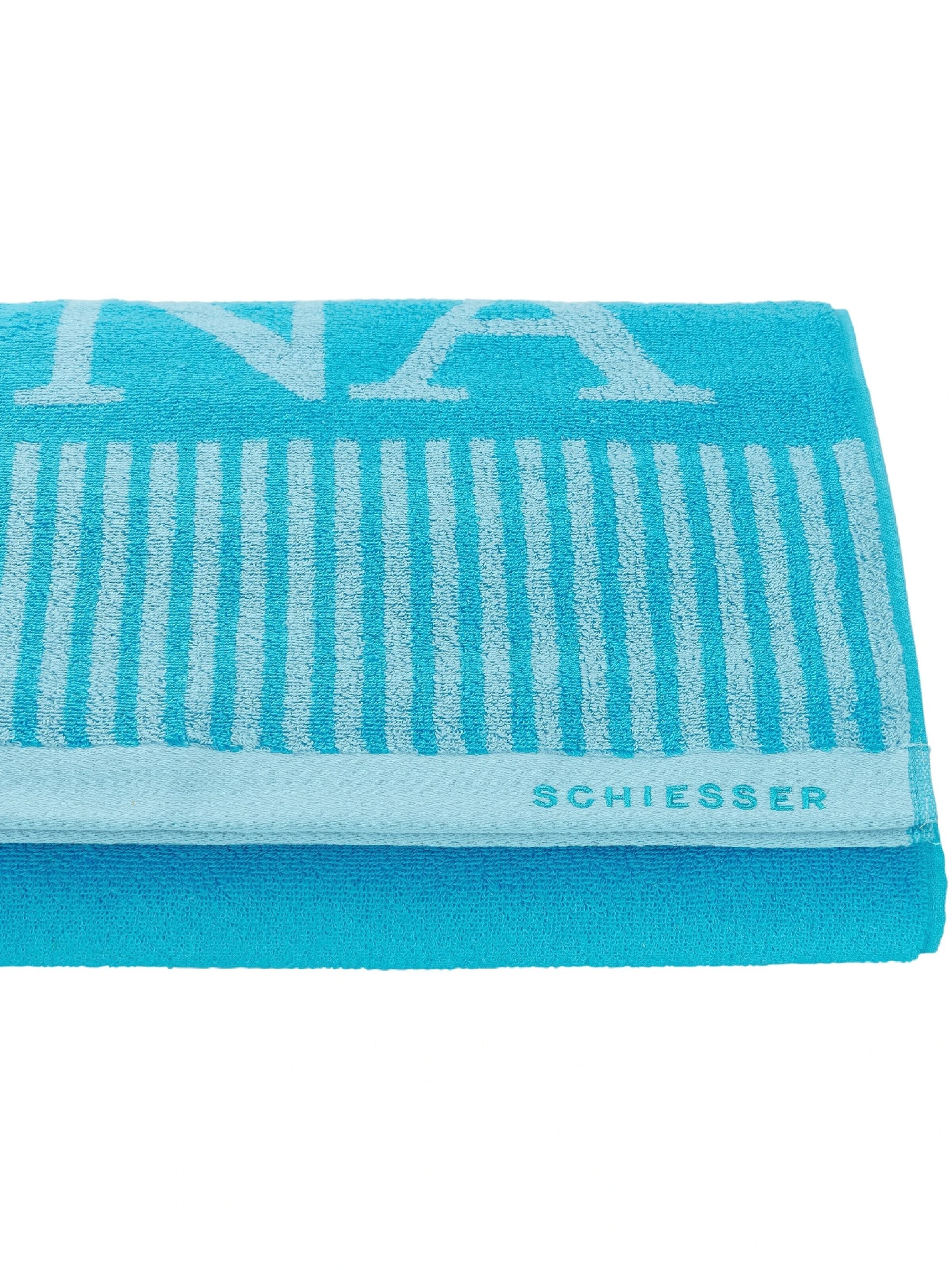 SCHIESSER Towel 'Rom' in Blue