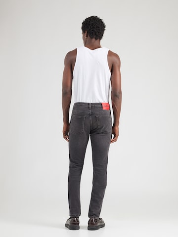 HUGO Skinny Jeansy '734' w kolorze szary
