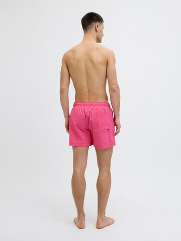 JACK & JONES Zwemshorts 'JPSTMaui' in Roze