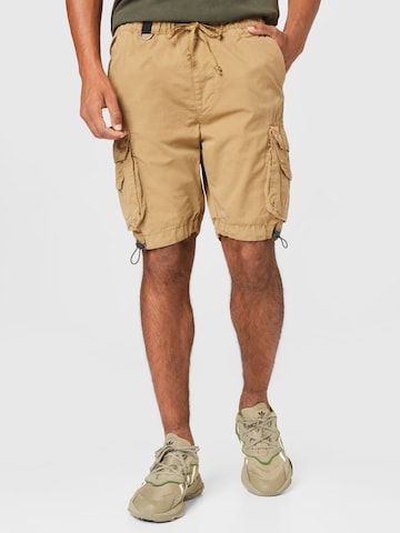 regular Pantaloni cargo di Urban Classics in beige: frontale