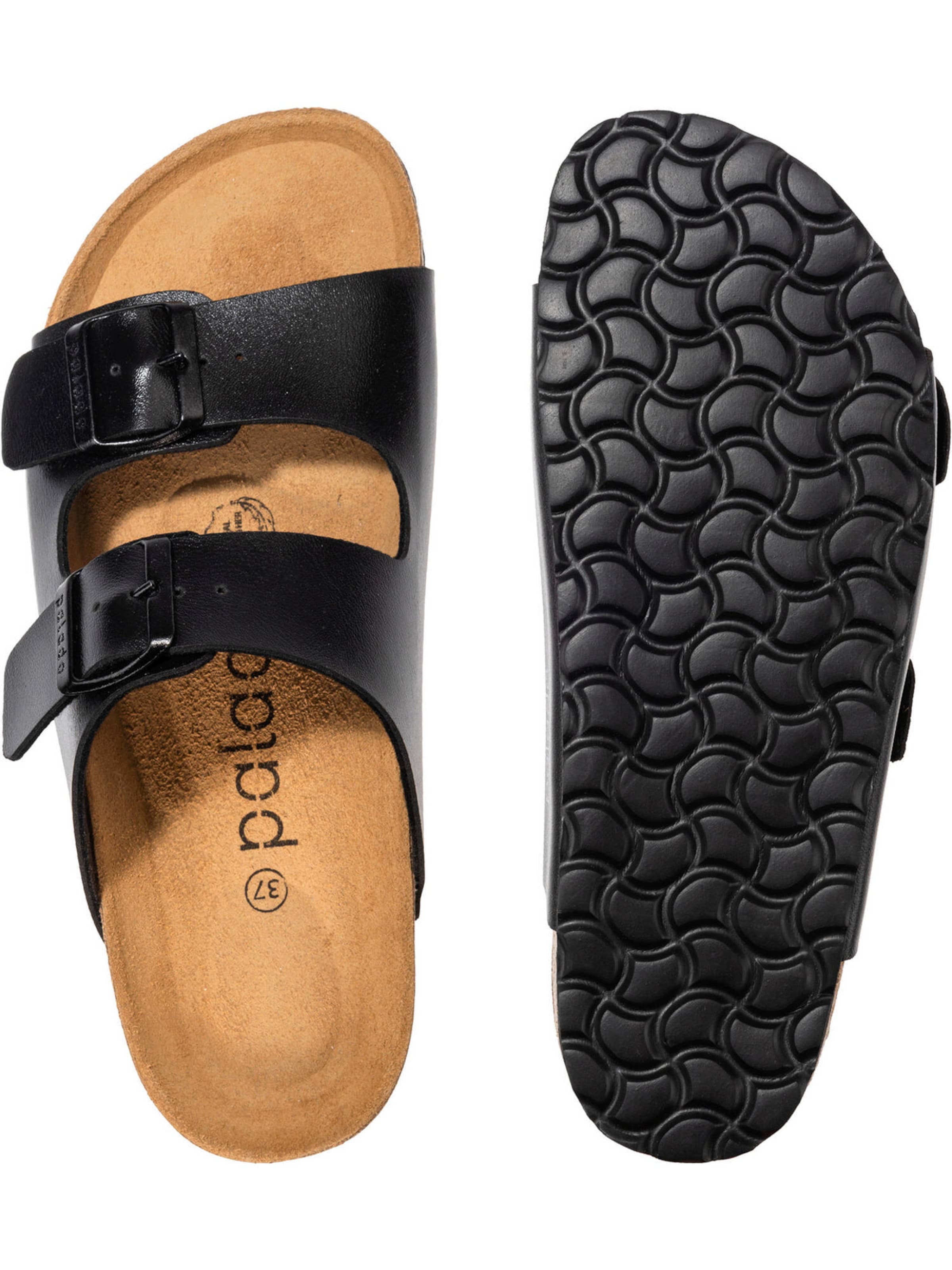 Zoccoletto 'Korfu' di Palado in nero