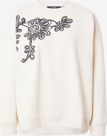 VERO MODA Sweatshirt 'SELMA NELI' i beige: forside