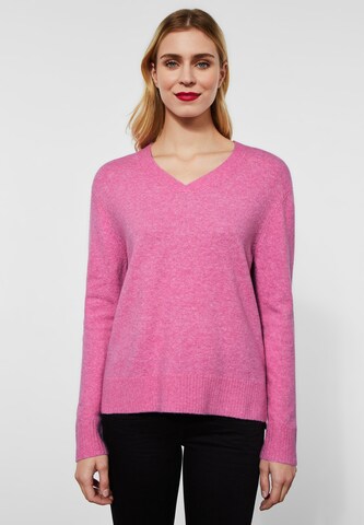 STREET ONE Pullover i pink: forside