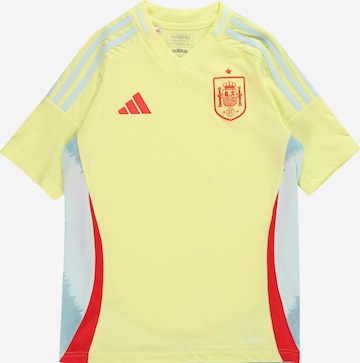 ADIDAS PERFORMANCE Λειτουργικό μπλουζάκι 'Spain 24 Away' σε κίτρινο: μπροστά