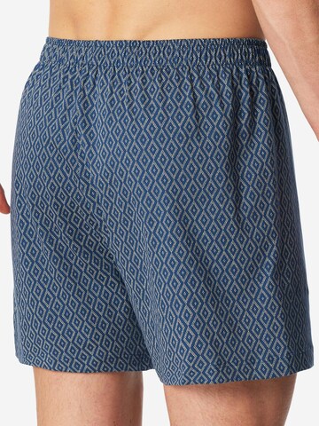 SCHIESSER Boxershorts 'Singel-Jersey' in Blauw