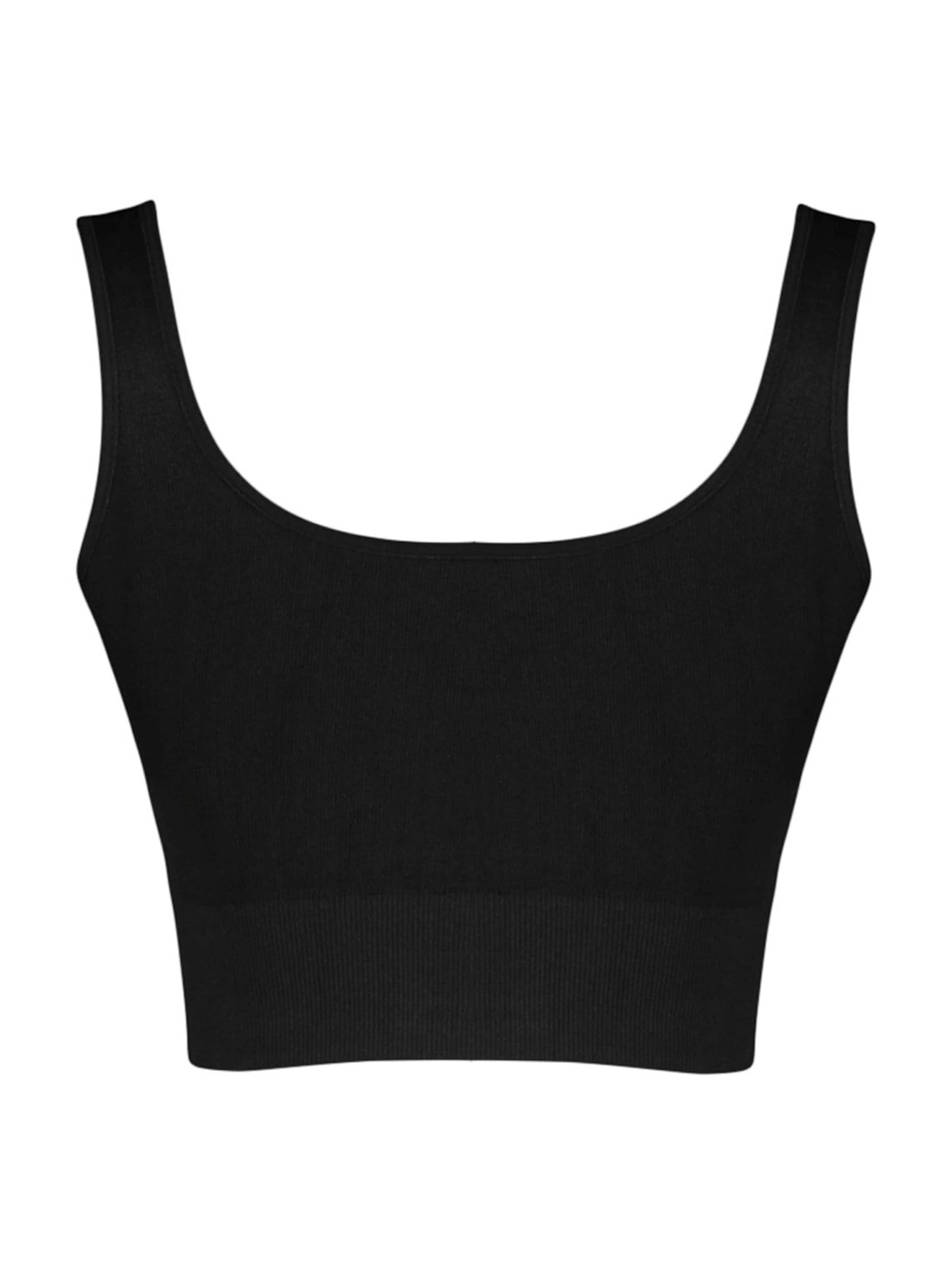 Trendyol Бюстье Топ в Черный