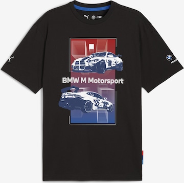 PUMA Functioneel shirt 'BMW M' in Zwart: voorkant