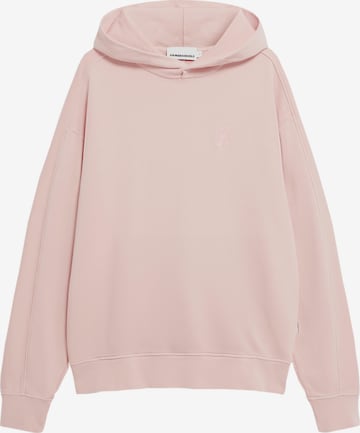 ARMEDANGELS Pullover EMAAL HOODIE GMT DYE in Pink: Vorderseite
