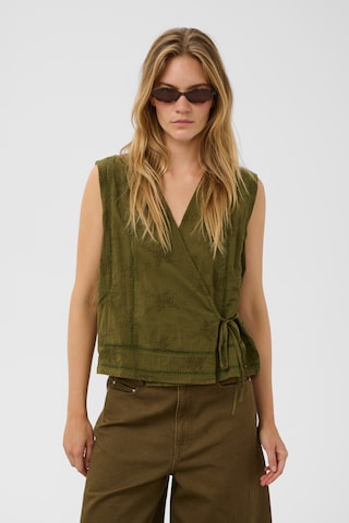 Chemisier 'SLEmbla' SOAKED IN LUXURY en vert : devant