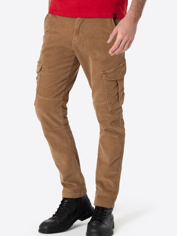 TIMEZONE Regular Cargo Pants 'Niklas' in Brown: front