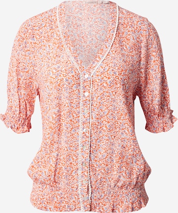 Camicia da donna di Esqualo in arancione: frontale