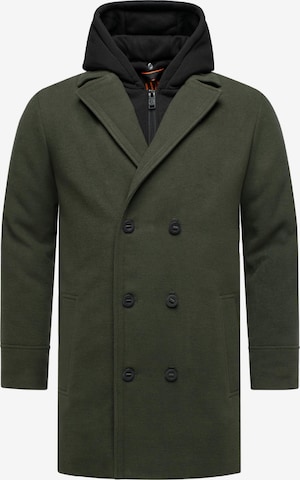 STONE HARBOUR Winterjas 'Darioon XX' in Groen: voorkant