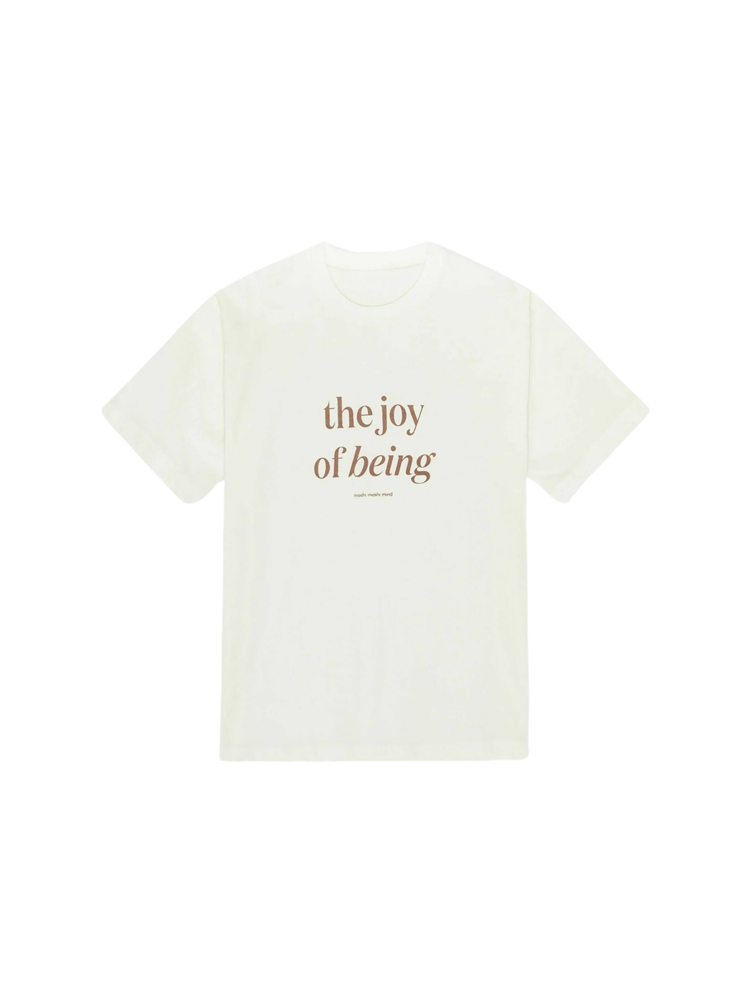 moshi moshi mind Shirts 'Statement' i beige: forside