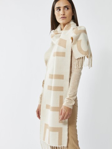 CODELLO Sjaal in Beige: voorkant