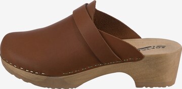 SOFTCLOX Clogs 'Tamina' in Brown