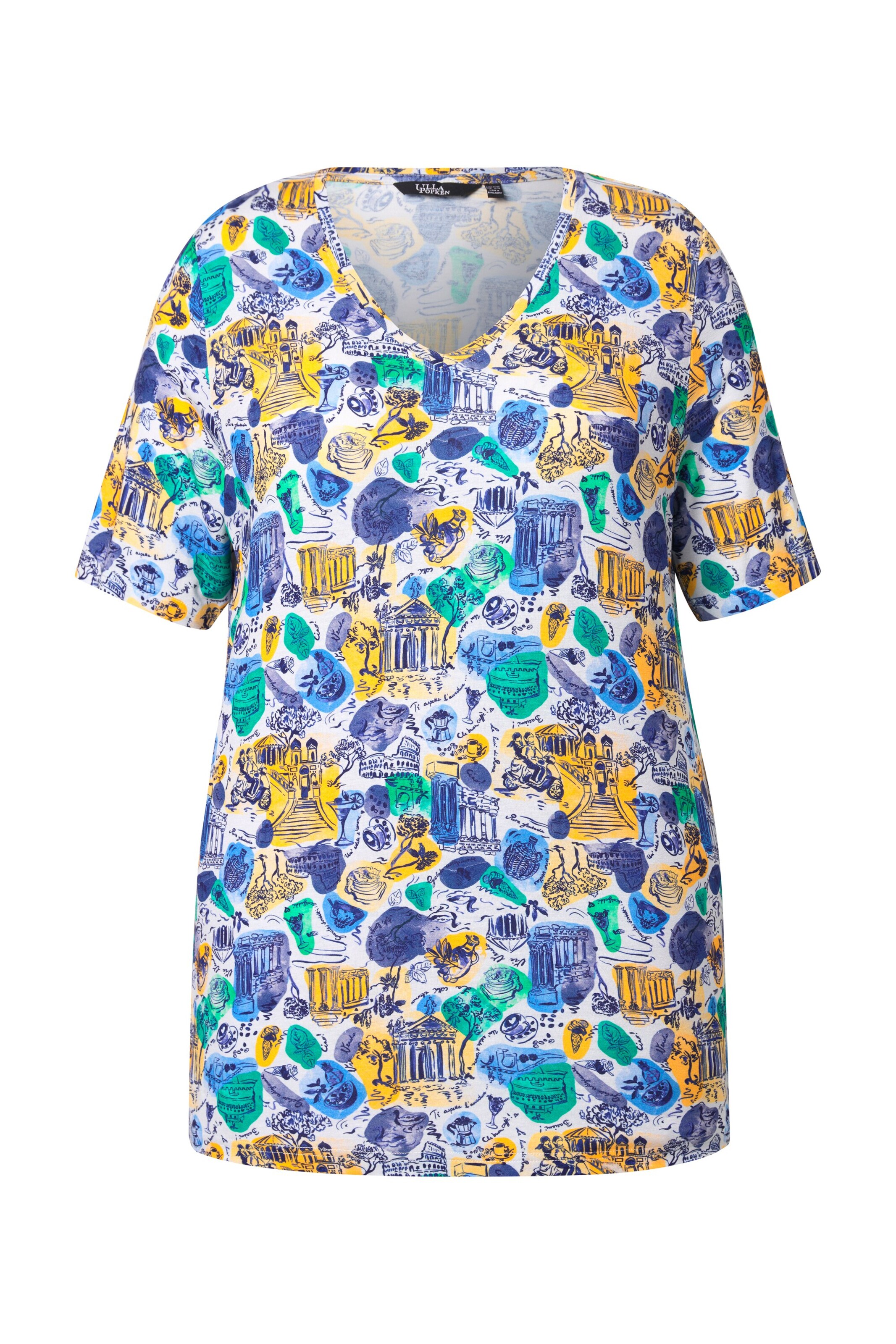 Ulla Popken Shirt in Blue: front