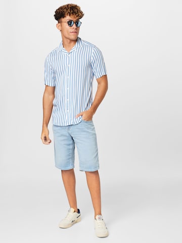 Only & Sons Comfort fit Overhemd 'Wayne' in Blauw