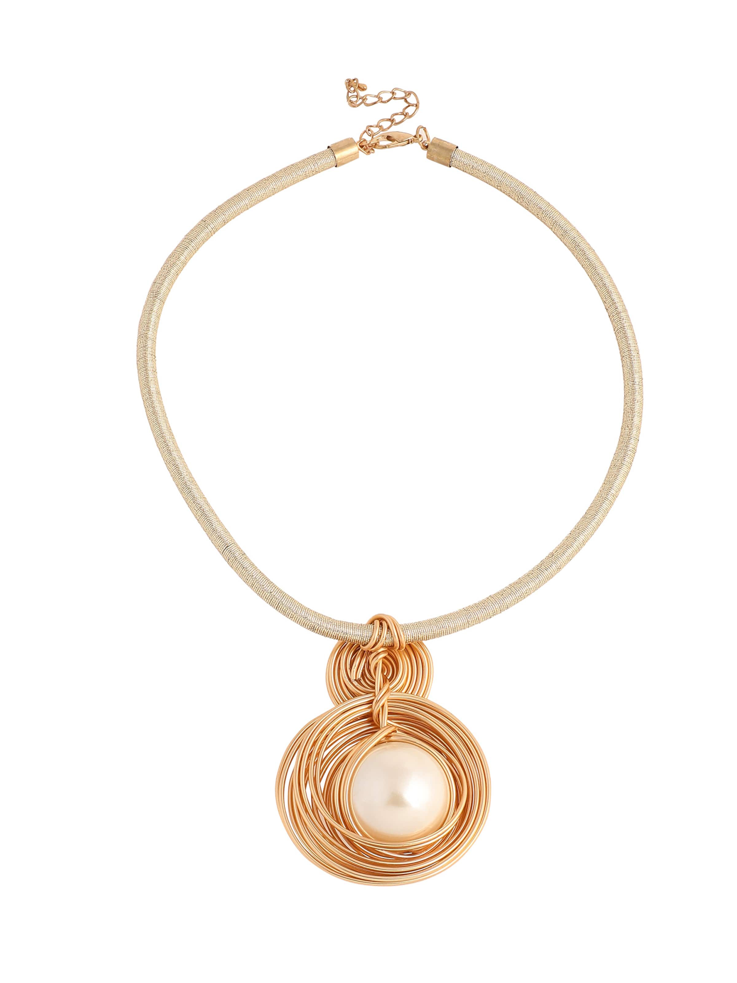 Lanțuri 'Lynda' SOHI pe auriu / alb perlat, Vizualizare produs