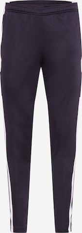 ADIDAS PERFORMANCE Slim fit Workout Pants 'Squadra 21' in Black: front