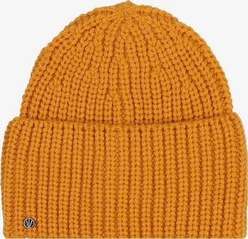 LOEVENICH Beanie in Yellow: front