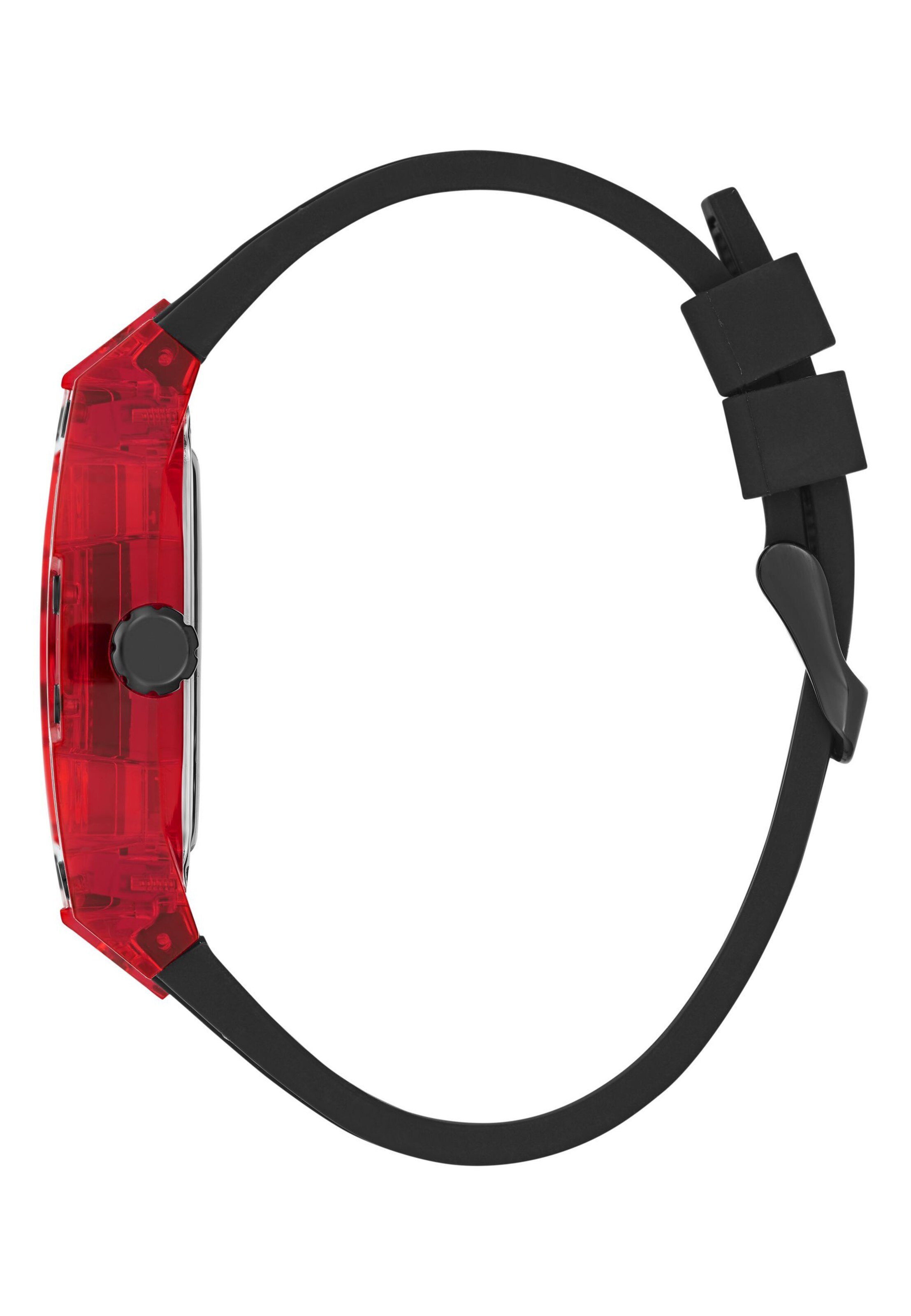 GUESS Uhr 'Phoenix' in Schwarz