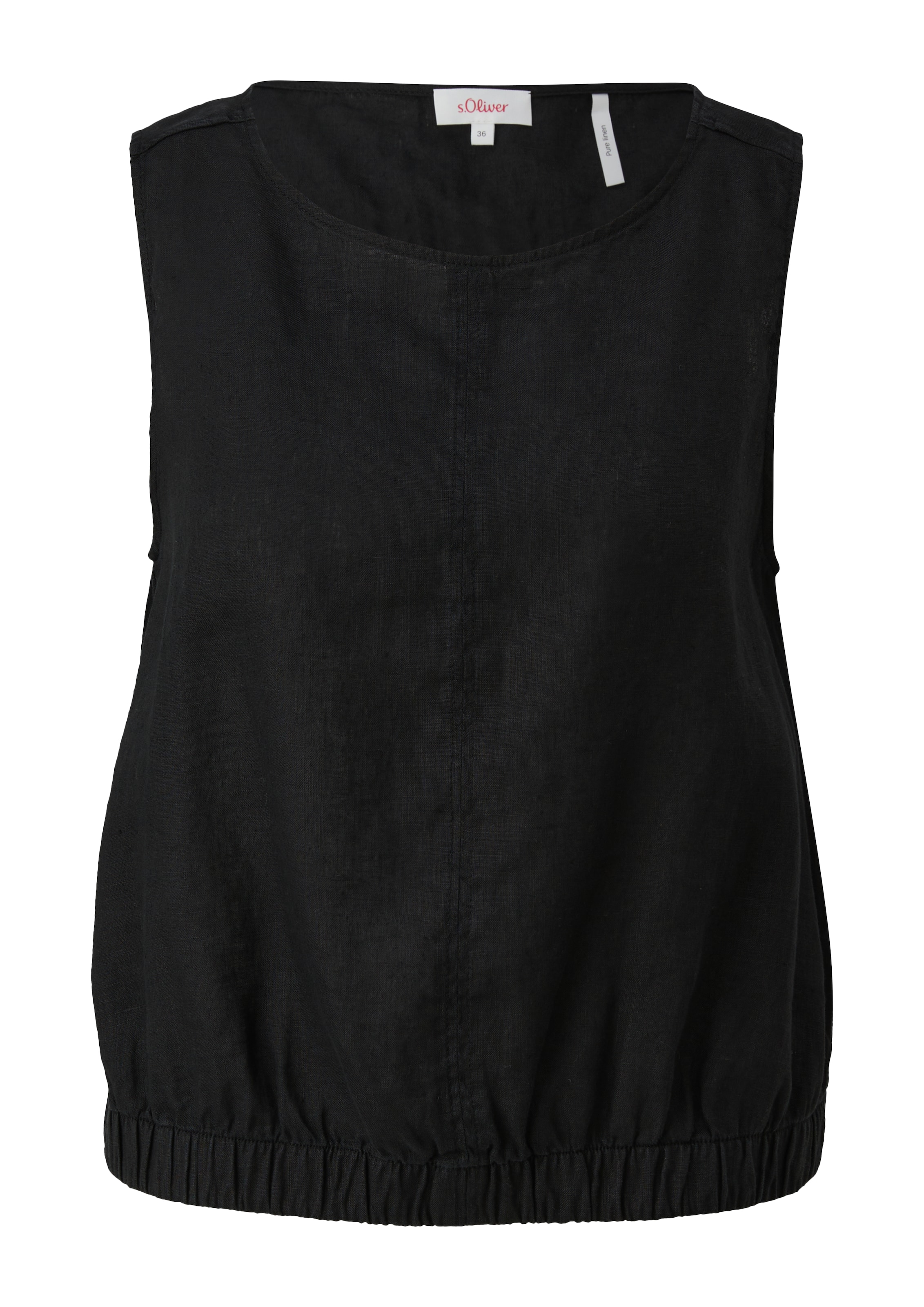 s.Oliver Bluse in Schwarz: Vorderseite
