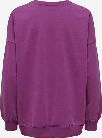 Sweat-shirt 'LUCINDA' ONLY en violet