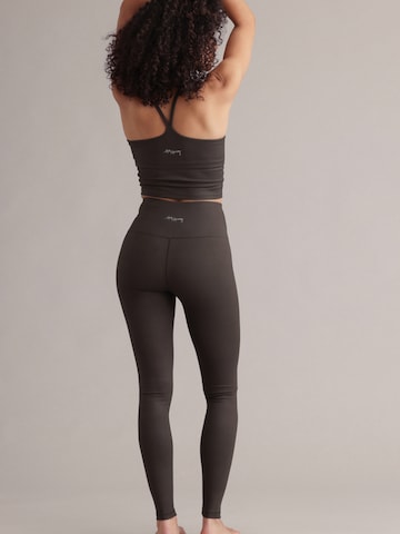 Skinny Leggings 'Always Dressed' Hey Honey en vert