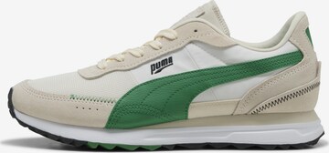 Baskets basses 'Road Rider' PUMA en blanc : devant