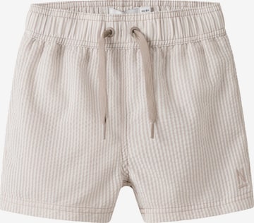 Pantaloncini da bagno di NAME IT in grigio: frontale
